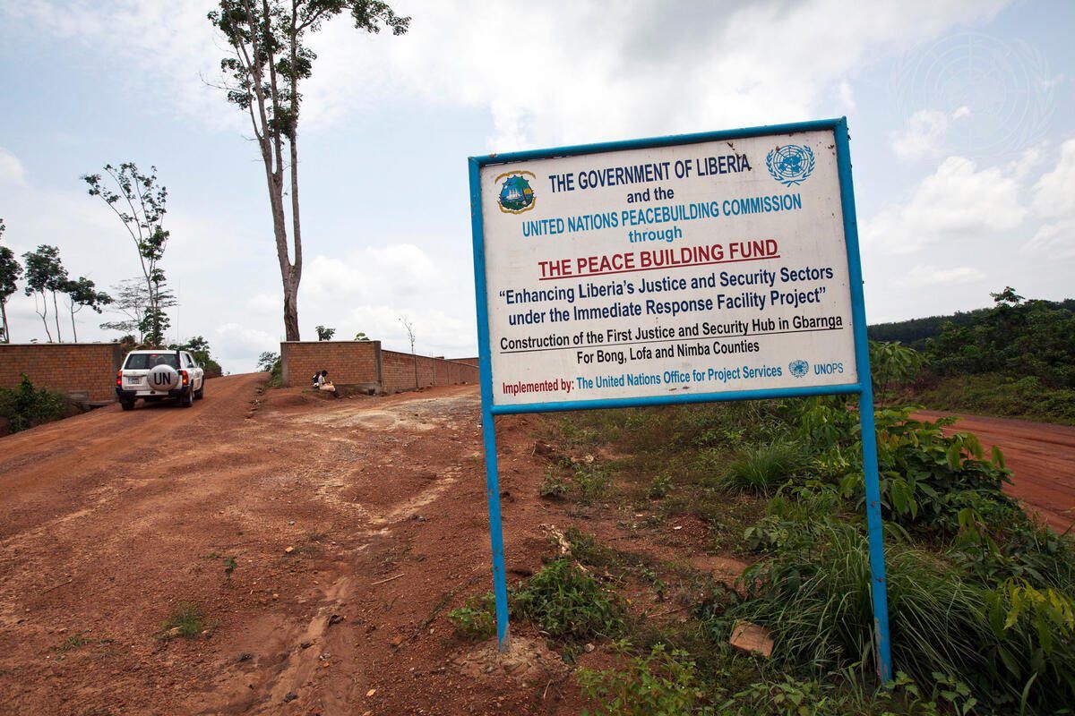 Justice and Peace Hub under Construction in Liberia