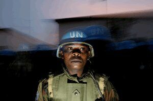 Black UN officer