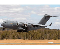 Plane taking off from Australia