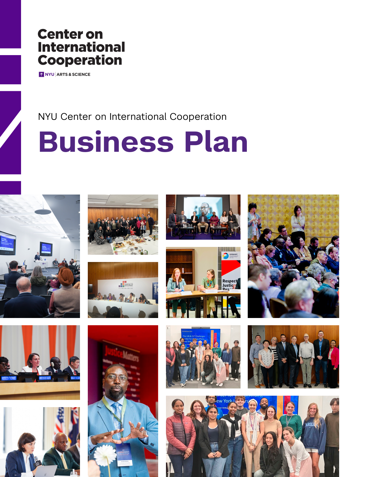 Cover thumbnail for the 2025–2027 CIC Business Plan. There is a collage of different photos across the bottom half of the graphic. The CIC logo and text are on the top 1/3.