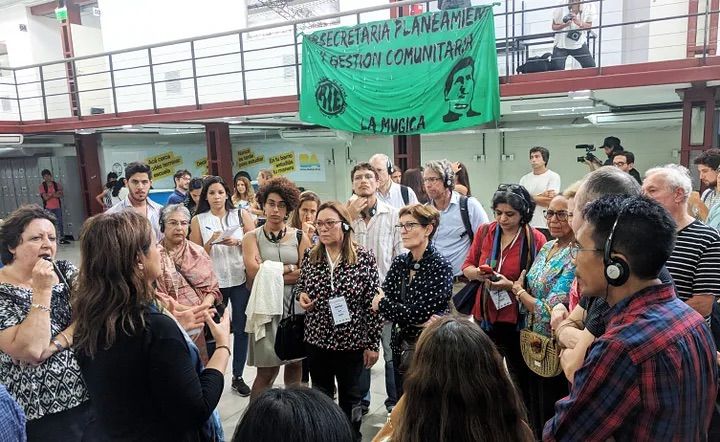 Task Force on Justice members visiting Argentina’s first Access to Justice Center in February 2017.