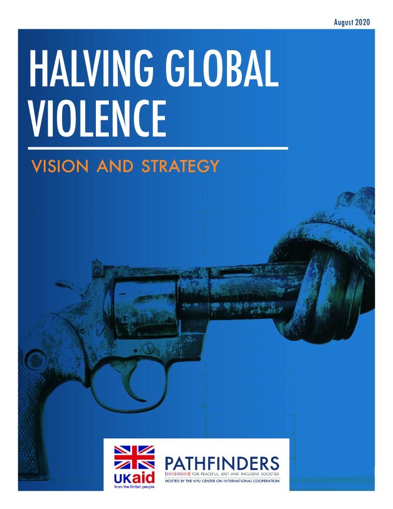 Front page of Halving Global Violence: Vision and Strategy