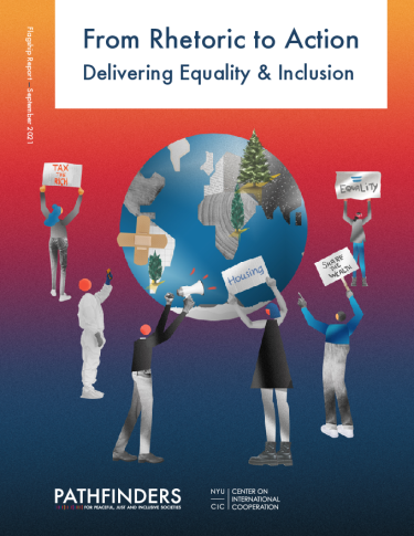 Front page of From Rhetoric to Action: Delivering Equality & Inclusion