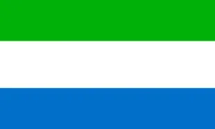 The flag of Sierra Leone