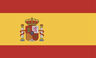 The flag of Spain