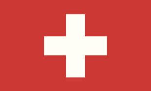 The flag of Switzerland*