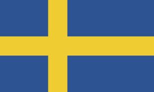 The flag of Sweden