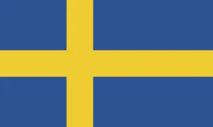The flag of Sweden