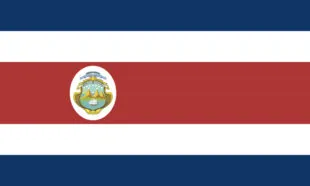 The flag of Costa Rica