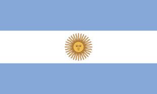 The flag of Argentina