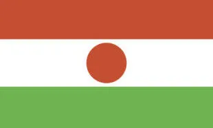 The flag of Niger