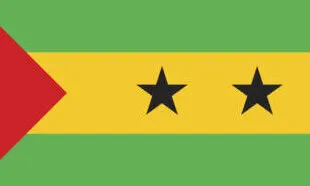 The flag of São Tomé and Príncipe