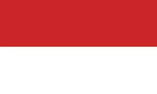 The flag of Indonesia