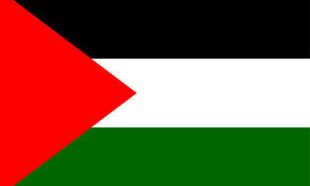 The flag of Palestinian Territory