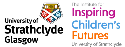 Logo for the University of Strathclyde Glasgow's Institute for Inspiring Children's Futures