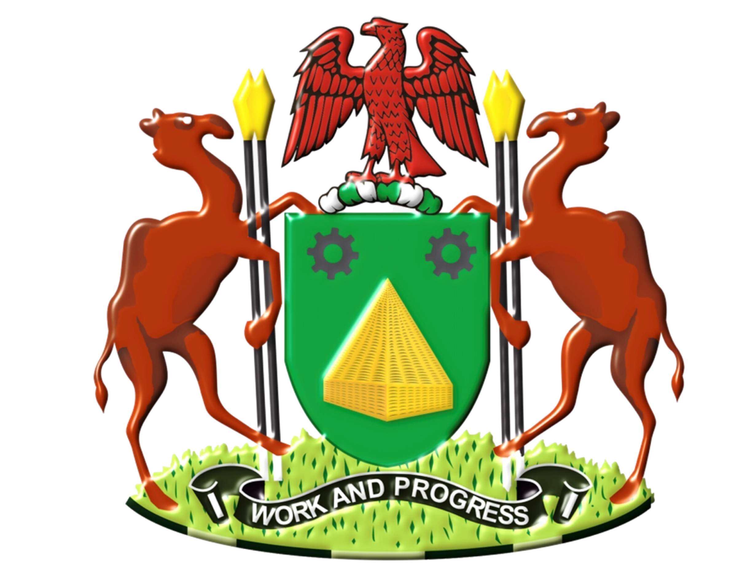 The flag of Kano, Nigeria