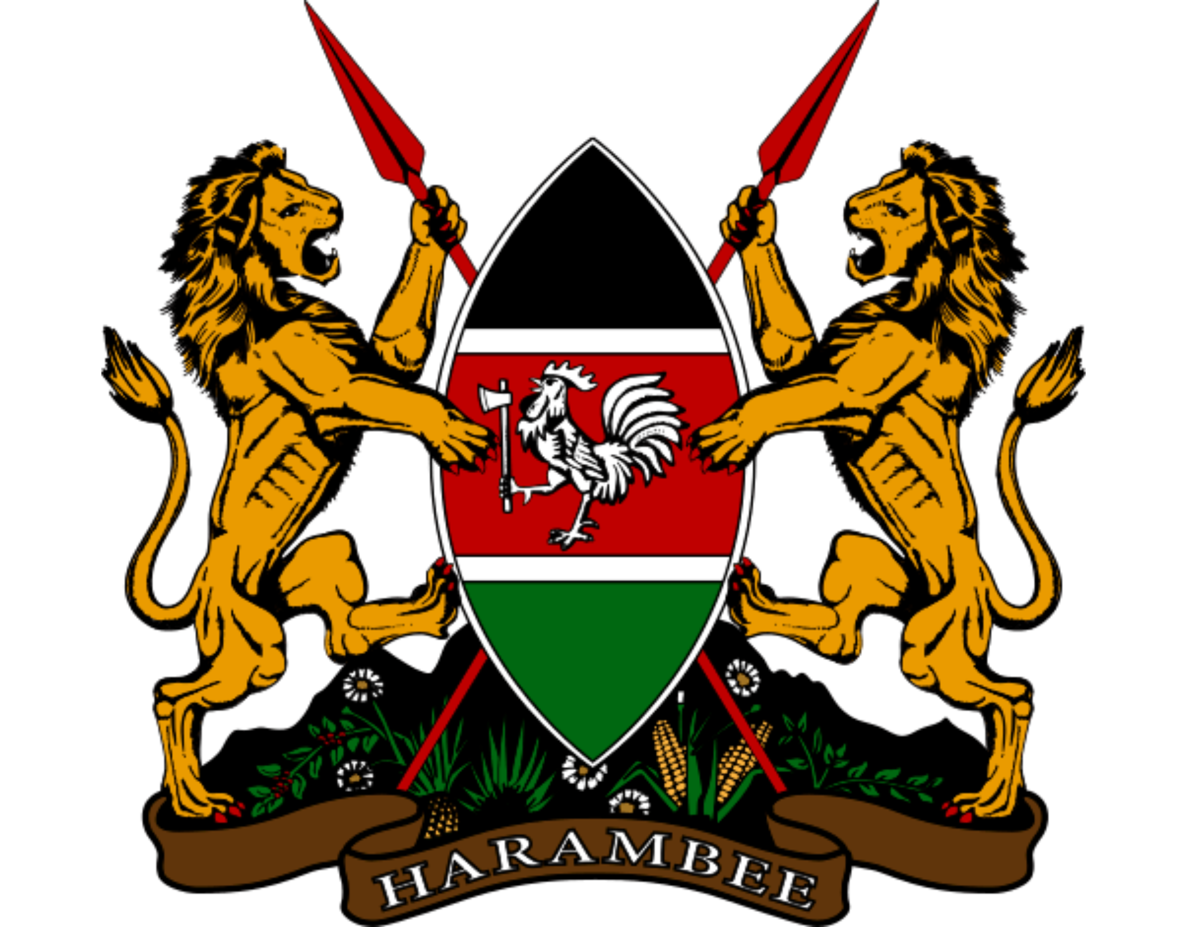 The flag of Nairobi Municipality, Kenya