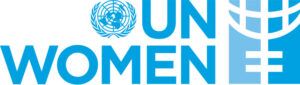 Blue and white UN Women logo