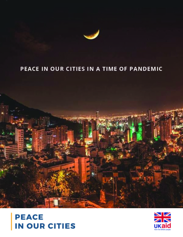 Front page of Peace in Our Cities in a Time of Pandemic: Compilation Report