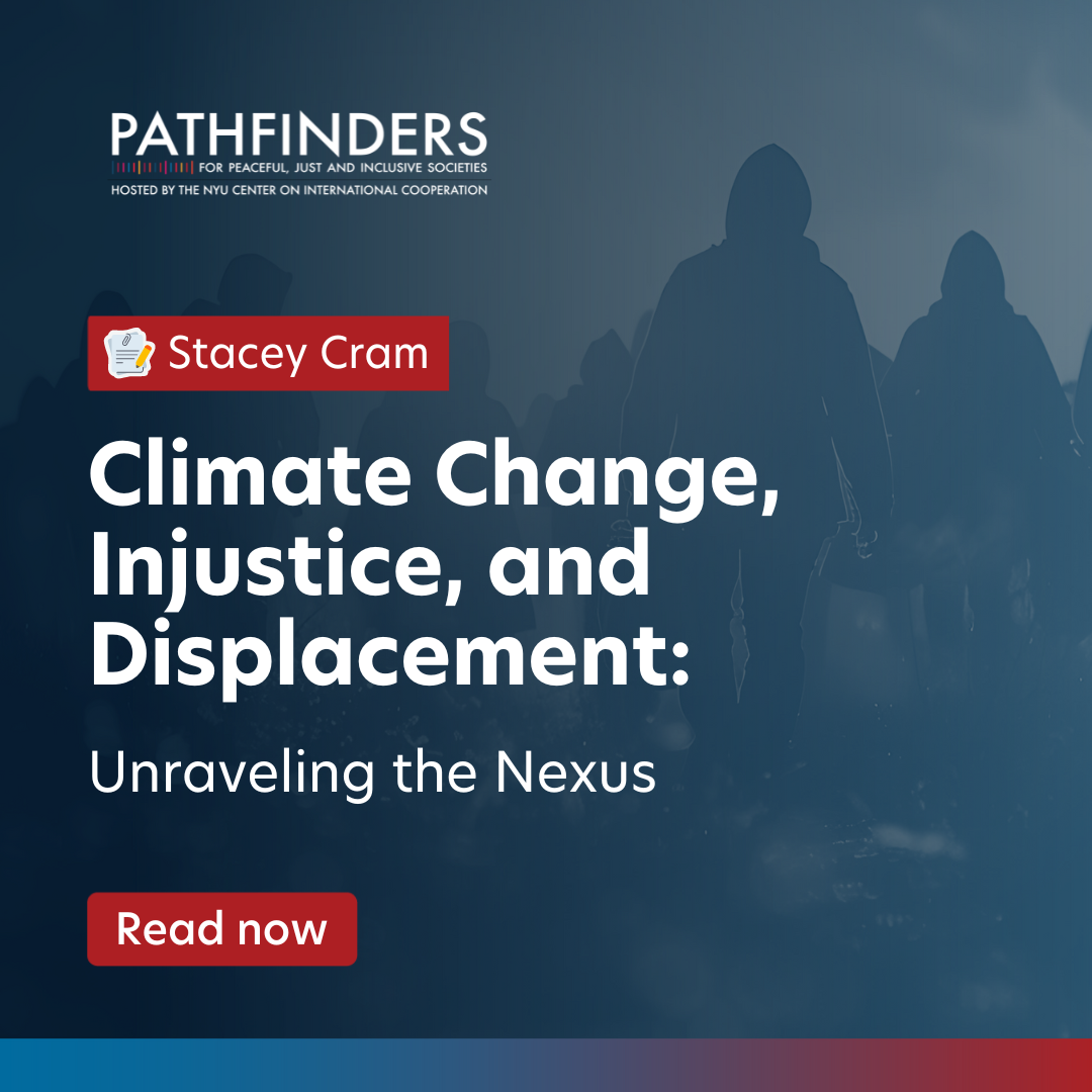 Front page of Climate Change, Injustice, and Displacement: Unraveling the Nexus