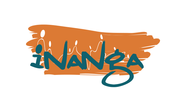 INANGA Logo over orange background