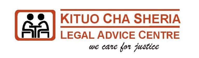 Kituo cha Sheria – Legal Advice Centre Logo with icon of two people embracing.