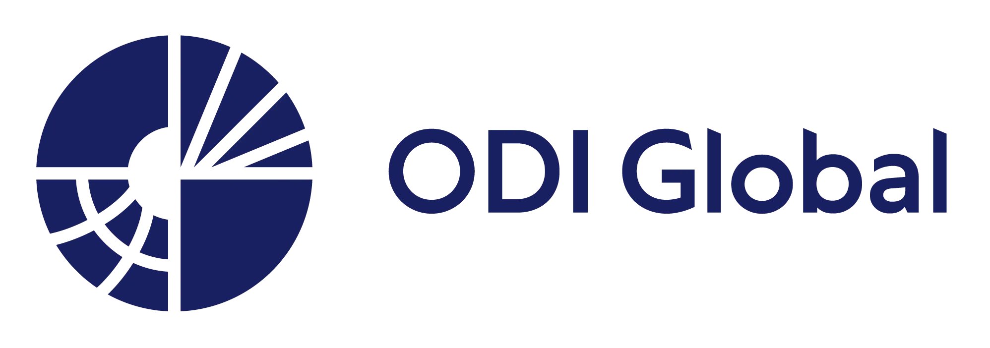 Blue ODI Global text next to a circle logo