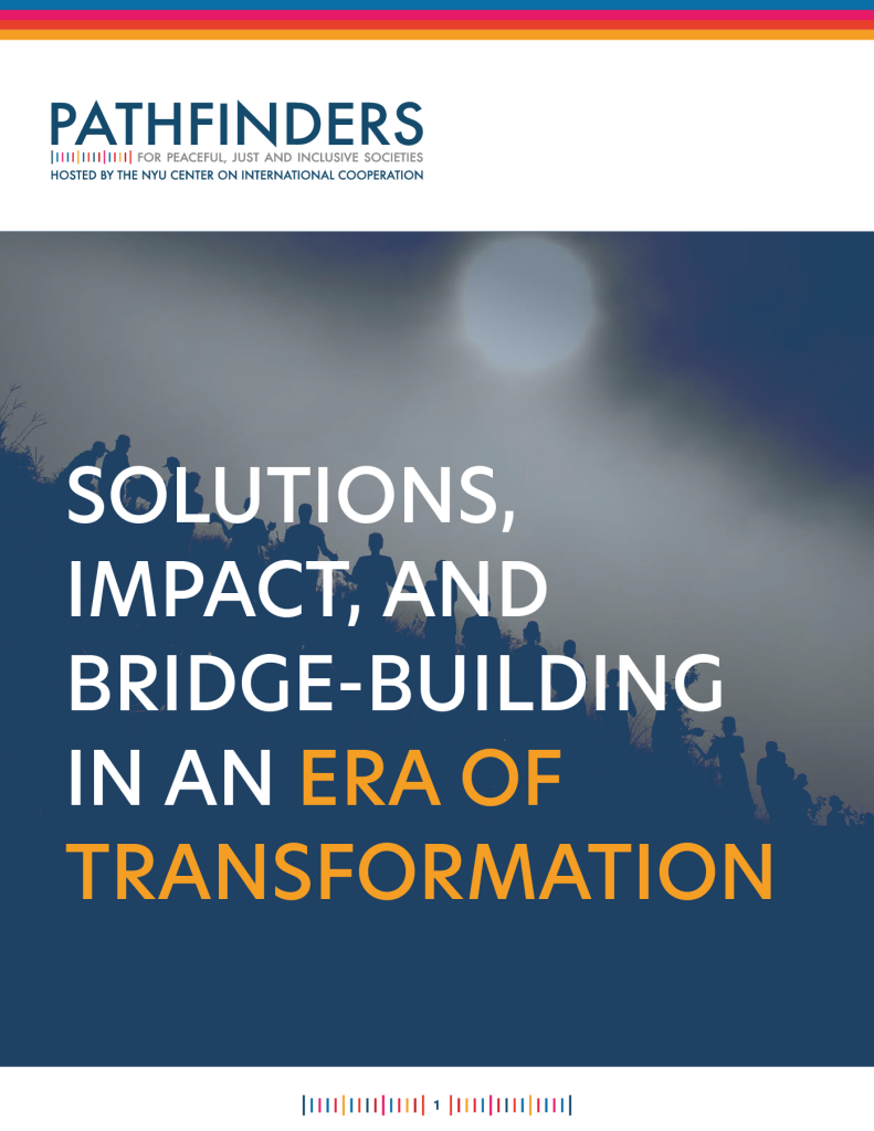 Front page of Pathfinders Brochure 
