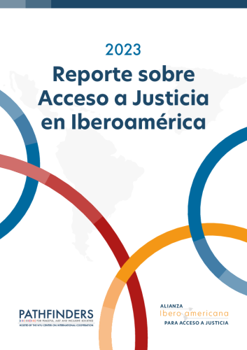 Front page of Report on Access to Justice in Ibero-America