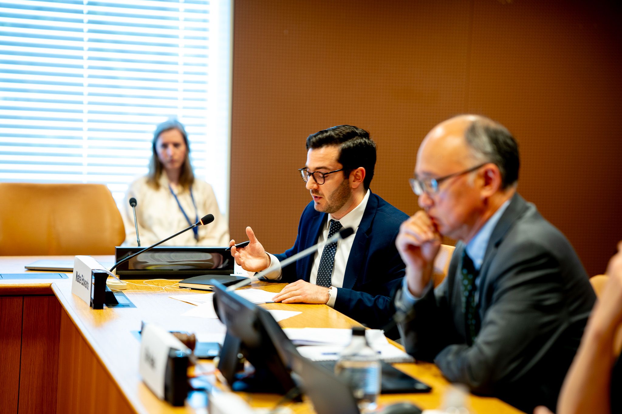 Front page of Meeting Summary: Artificial Intelligence and Justice Systems: Promoting Sustainable Development, Safeguarding Human Rights, Access to Justice and the Rule of Law