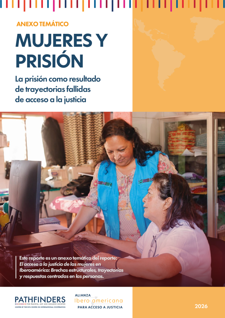 Front page of Mujeres y prisión: la prisión como resultado de trayectorias fallidas de acceso a la justicia